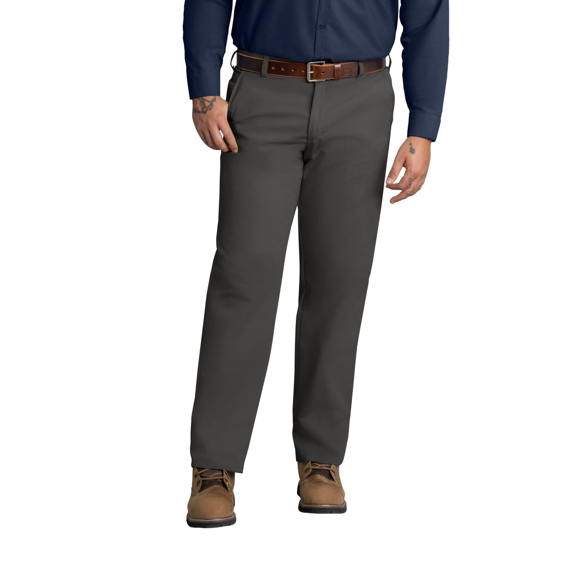 Red Kap Men's Stain Resistant, Flat Front Work Pants
