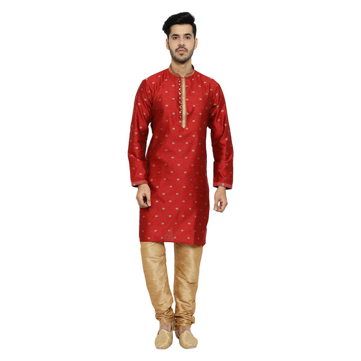 Pro-Ethic Style Developer Men's Silk Printed Kurta Set
