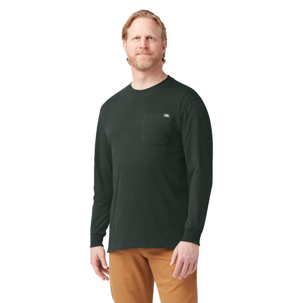 Dickies Mens Long Sleeve Heavyweight Crew Neck