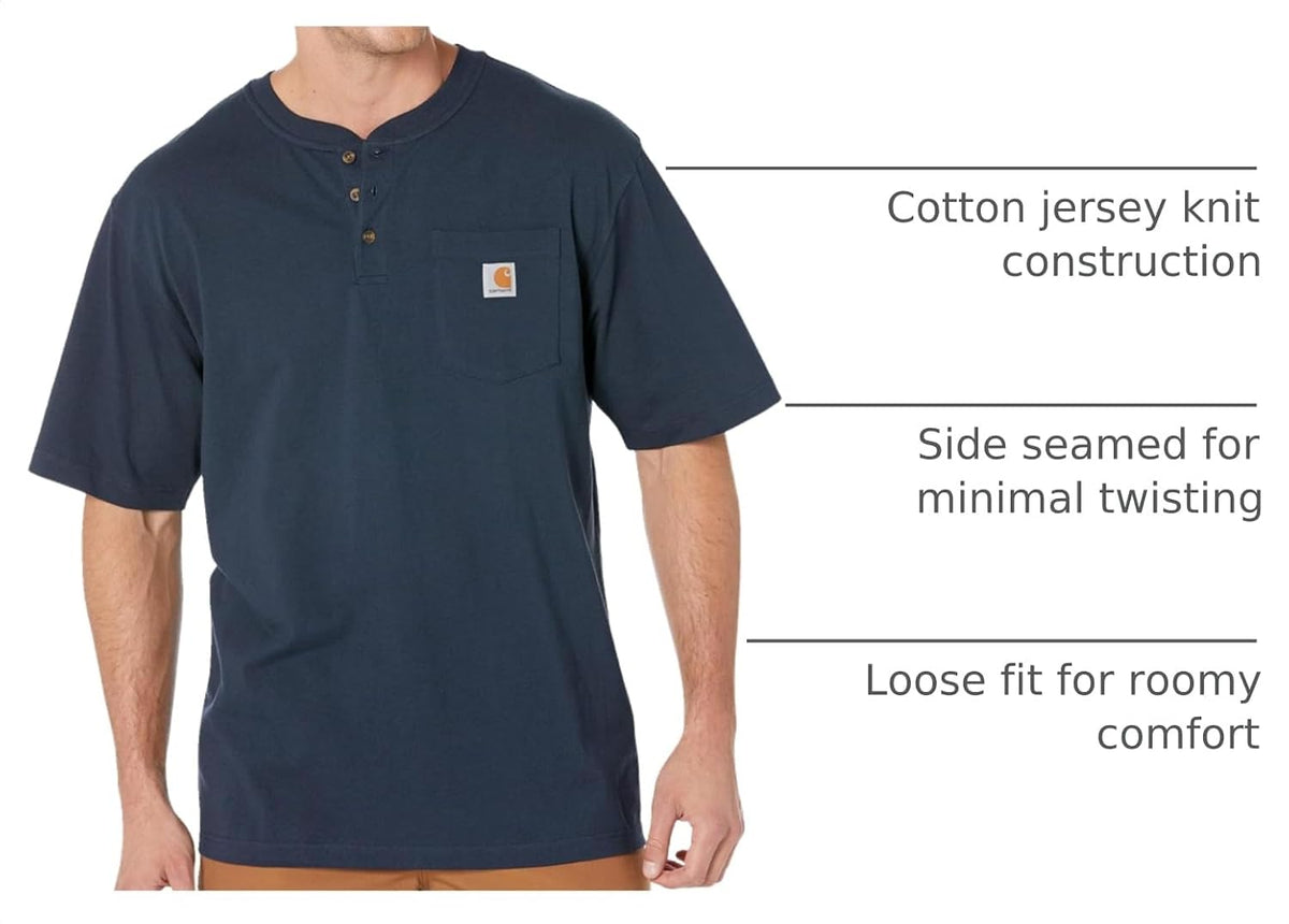 Carhartt Men's Dearborn Loose Henley T-Shirt