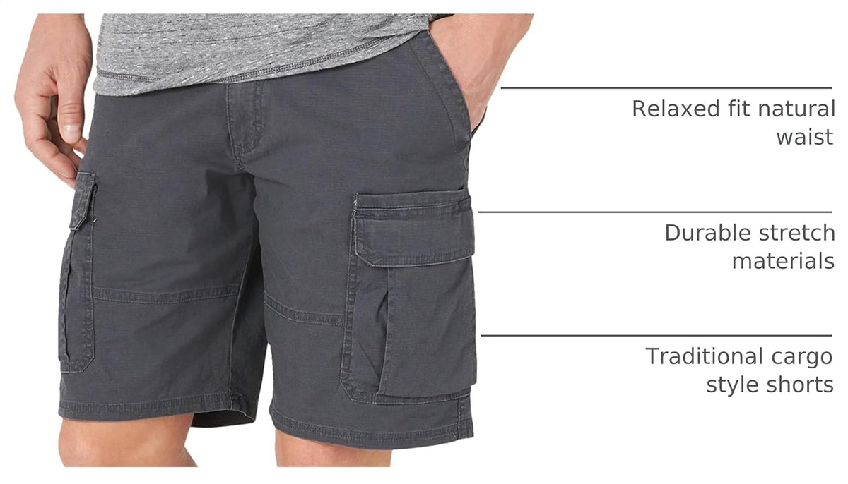 Wrangler Authentics Men's Classic Cargo Stretch Short