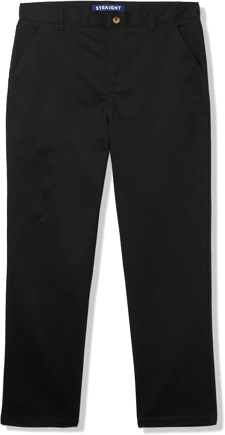 French Toast Men's Straight Fit Stretch Twill Chino Pant