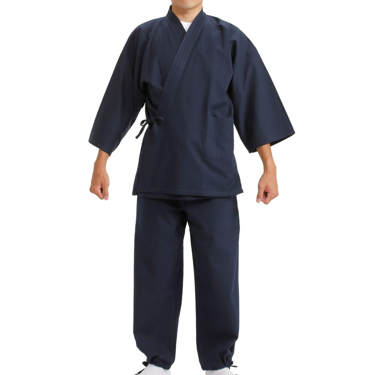 Edoten Men's Japan Kimono quilted clothes Sashiko Samue