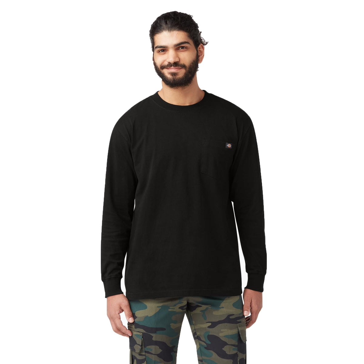 Dickies Men's Heavyweight Long Sleeve Pocket T-Shirt