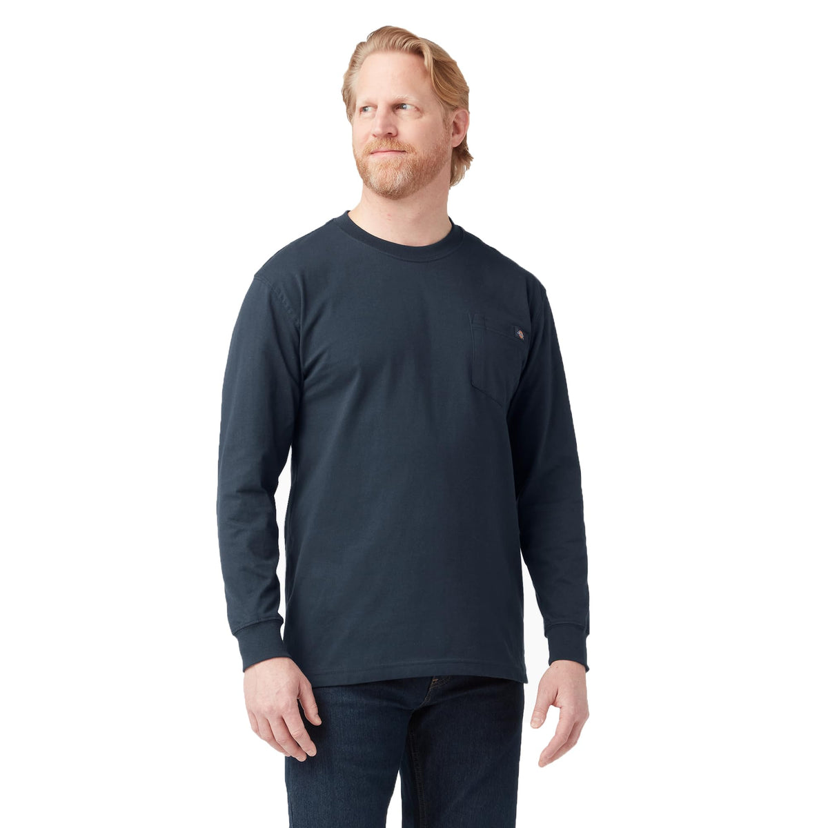 Dickies Mens Long Sleeve Heavyweight Crew Neck