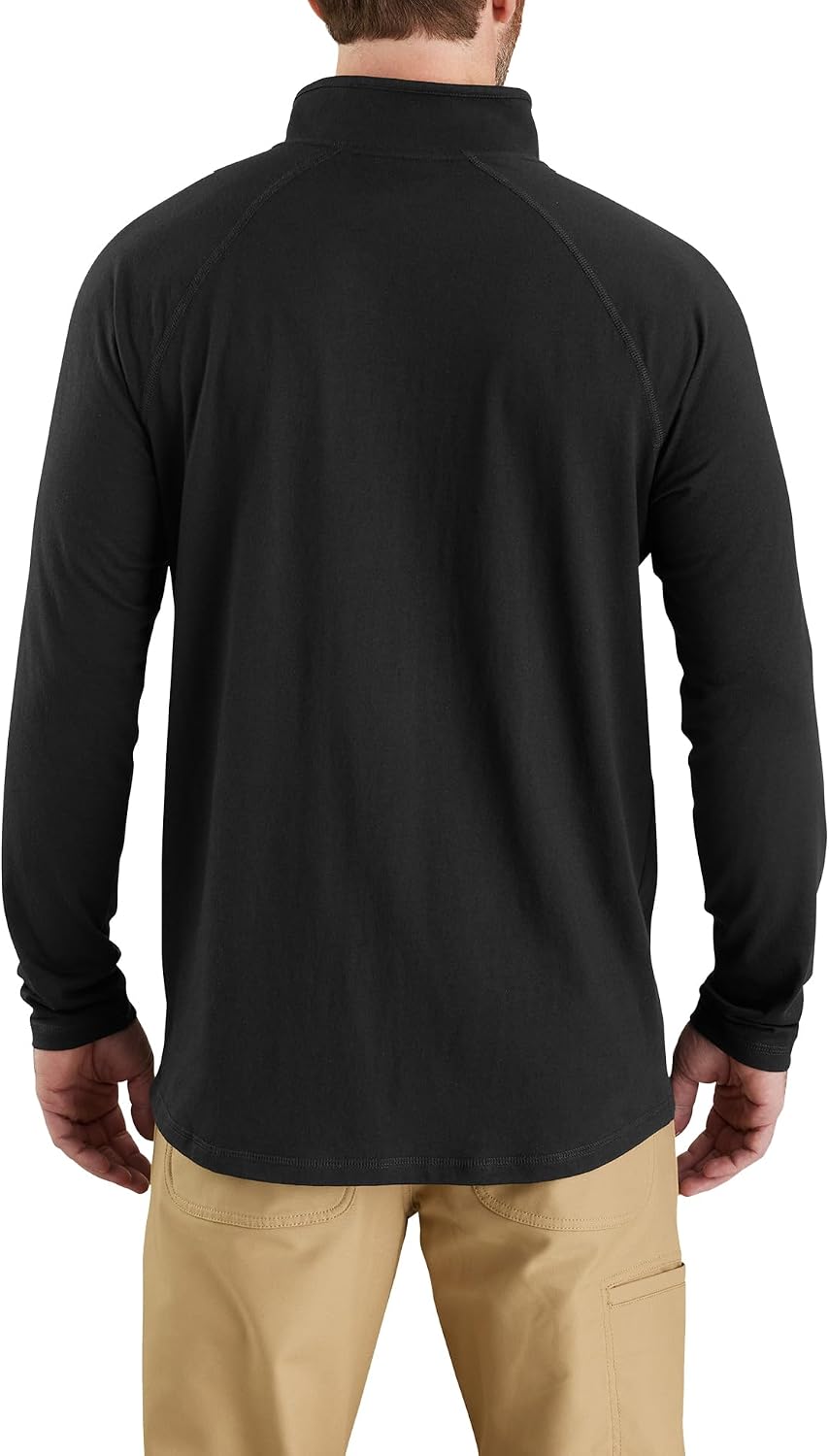 Carhartt Men's 104255 Force® Relaxed Fit Quarter Zip Pocket T-Shirt