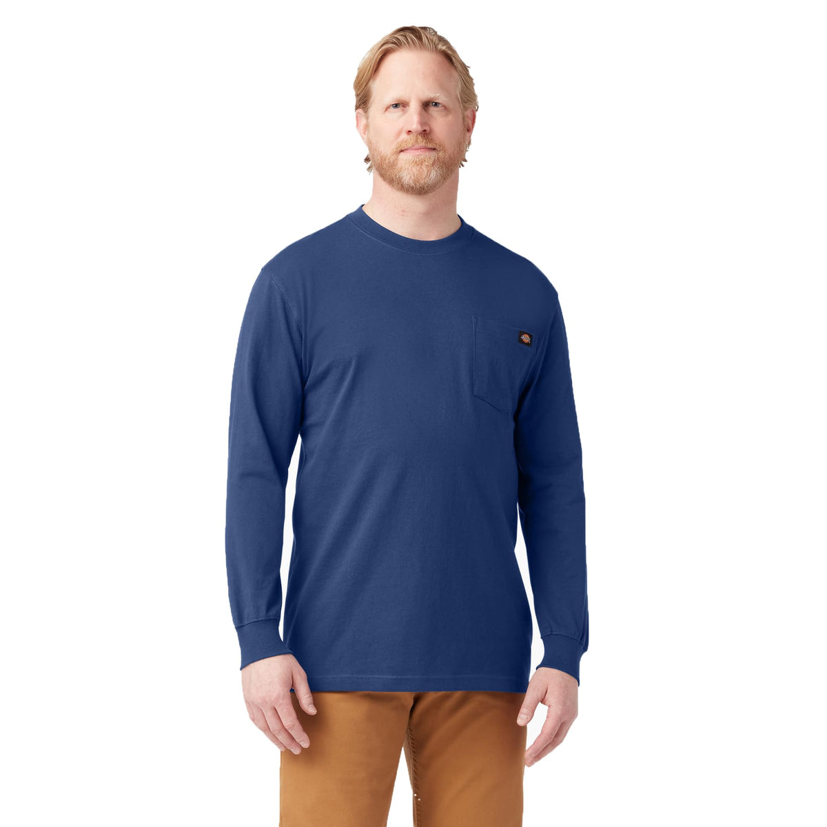 Dickies Men's Heavyweight Long Sleeve Pocket T-Shirt