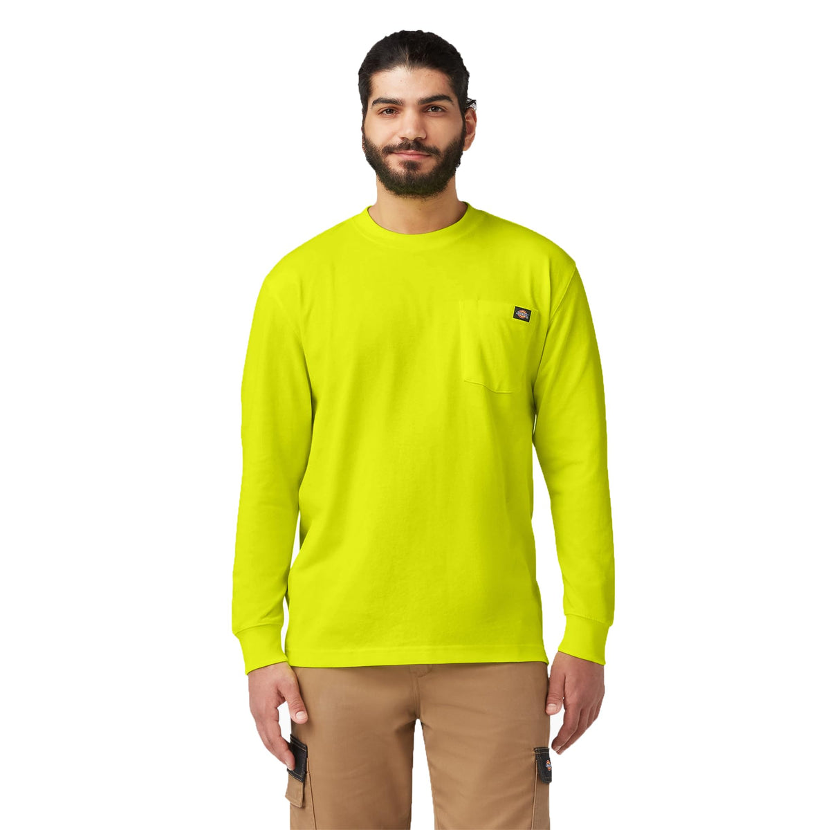 Dickies Mens Long Sleeve Heavyweight Crew Neck