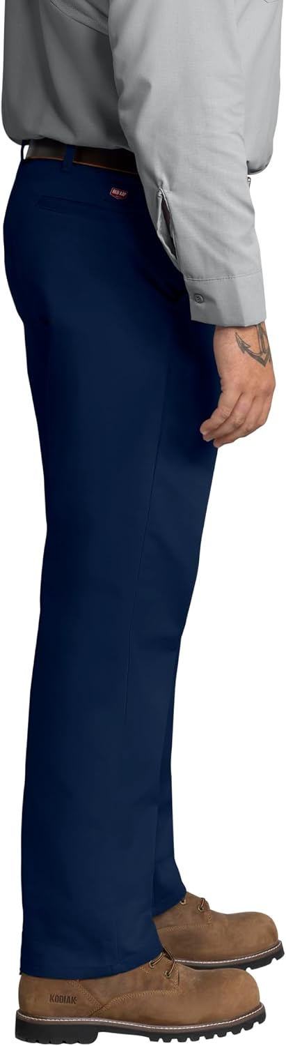Red Kap Men's Stain Resistant, Flat Front Work Pants