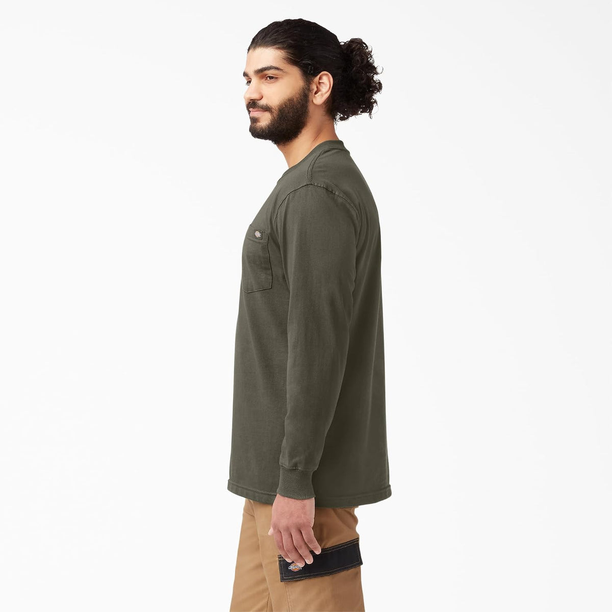 Dickies Mens Long Sleeve Heavyweight Crew Neck