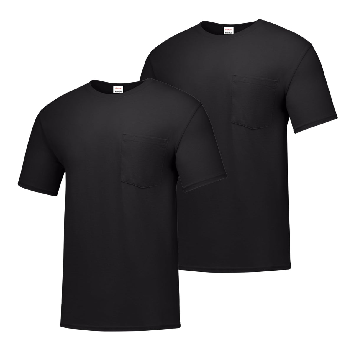 Hanes Men's Men's Workwear Short Sleeve Tee (2-Pack)