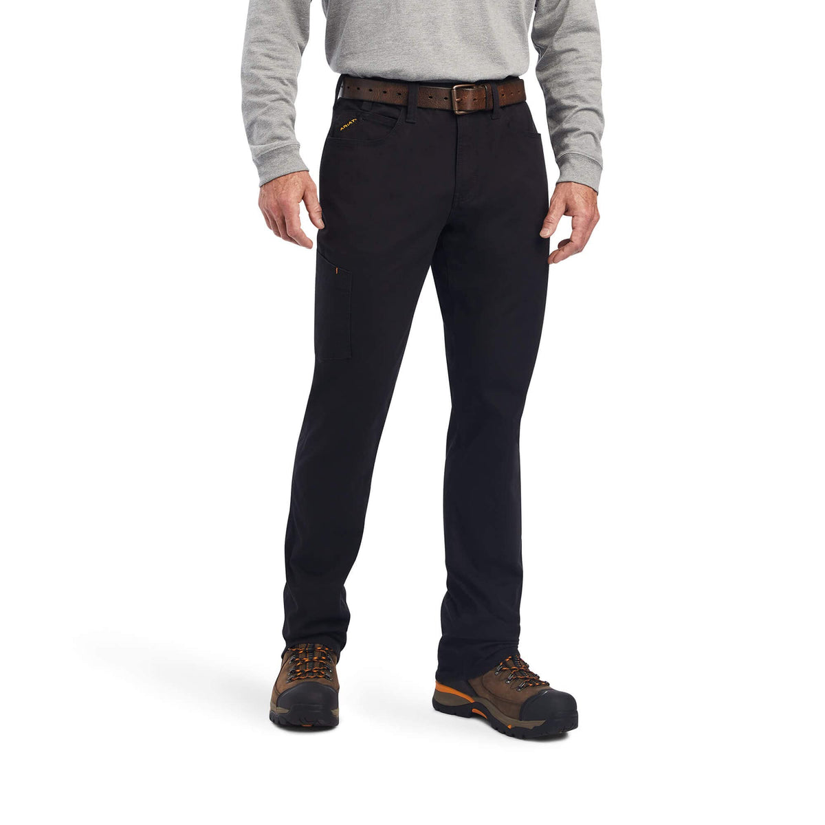 ARIAT Work Men's Rebar M4 Low Rise DuraStretch Made Tough Stackable Straight Leg Pants