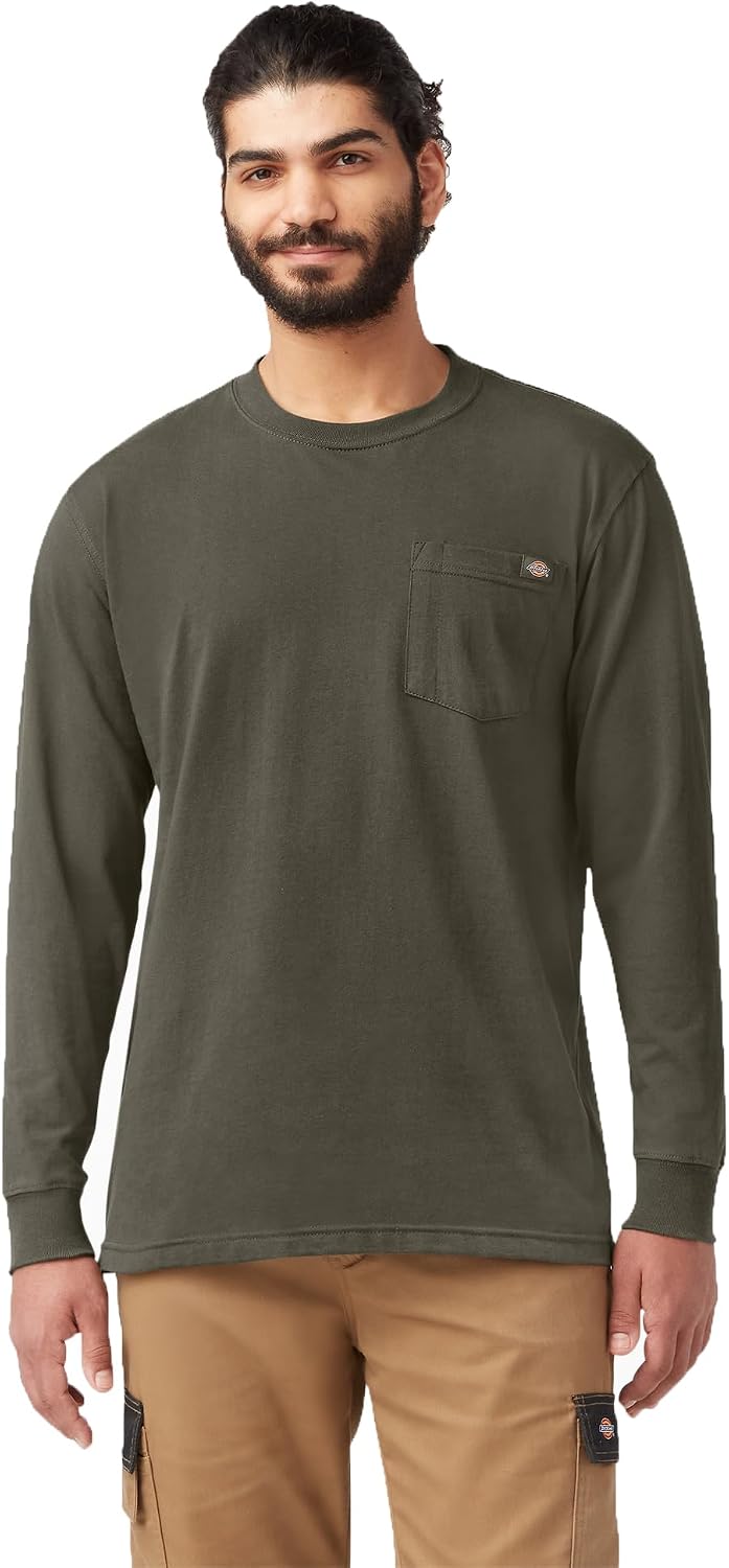 Dickies Mens Long Sleeve Heavyweight Crew Neck