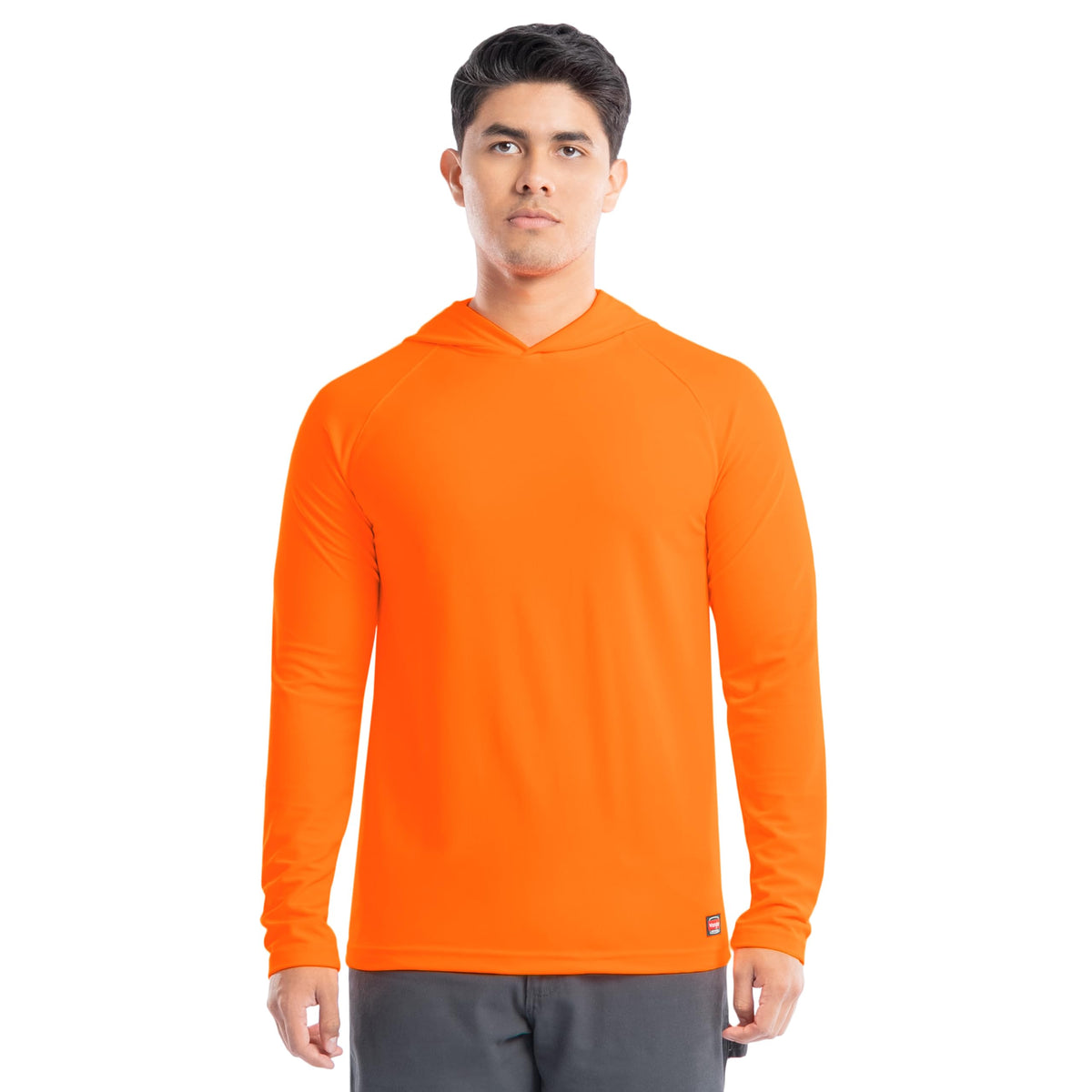 Wrangler Men's Long Sleeve Upf 40 Performance Raglan Hoodie
