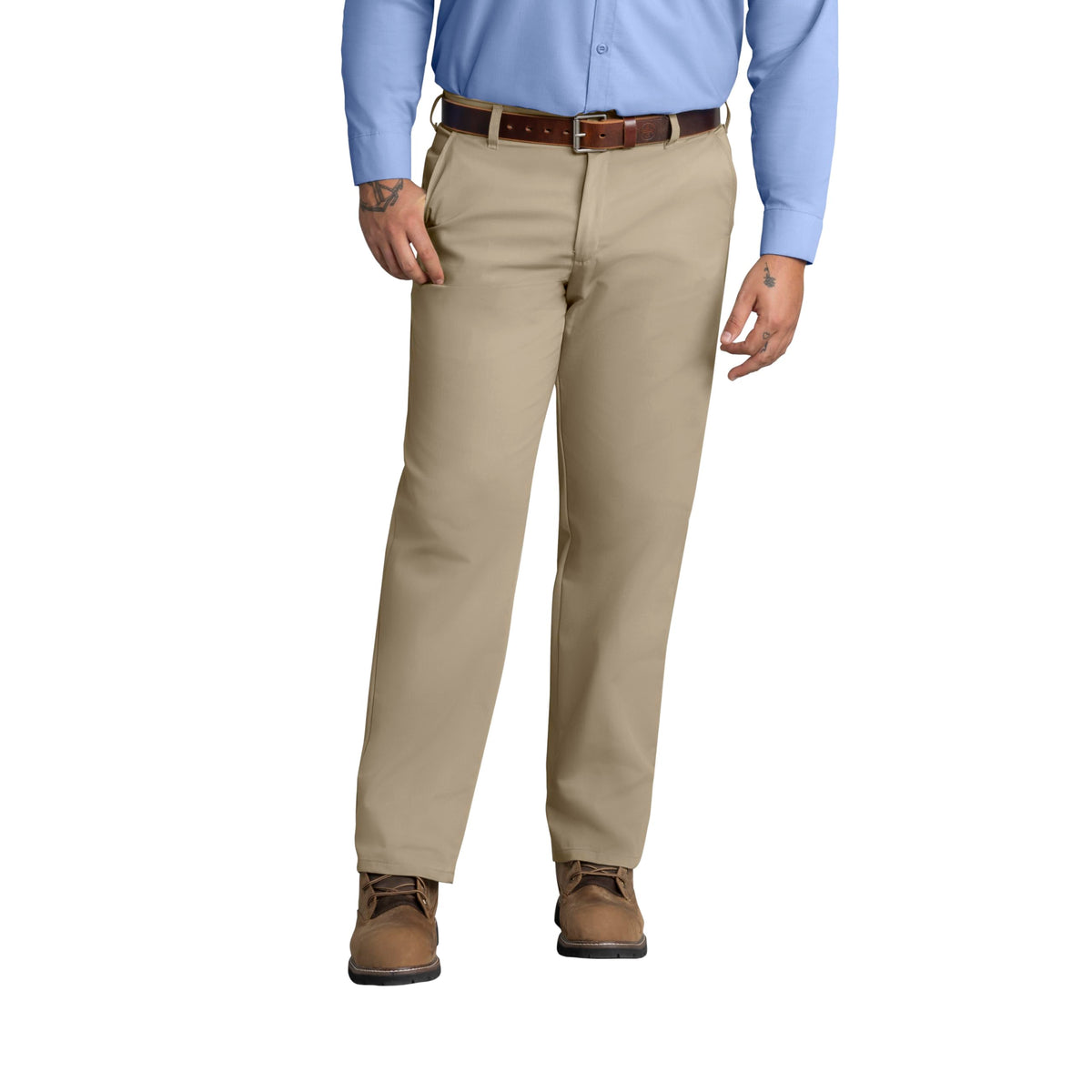 Red Kap Men's Stain Resistant, Flat Front Work Pants