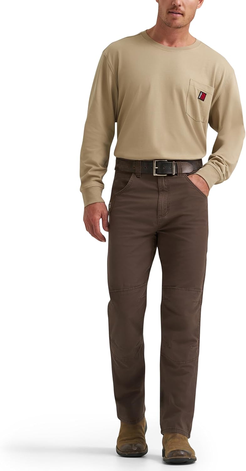 Wrangler Riggs Workwear Men's Long Sleeve Crew Tee