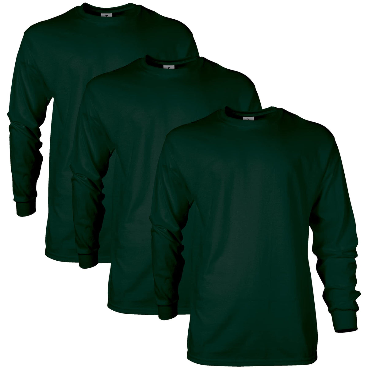 Gildan Adult Ultra Cotton Long Sleeve T-Shirt, Style G2400, Multipack