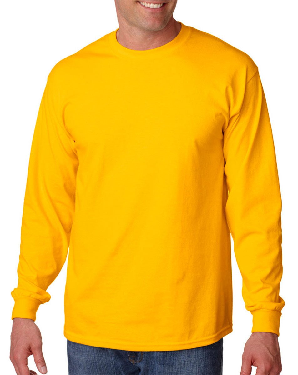 Gildan Adult Ultra Cotton Long Sleeve T-Shirt, Style G2400, Multipack