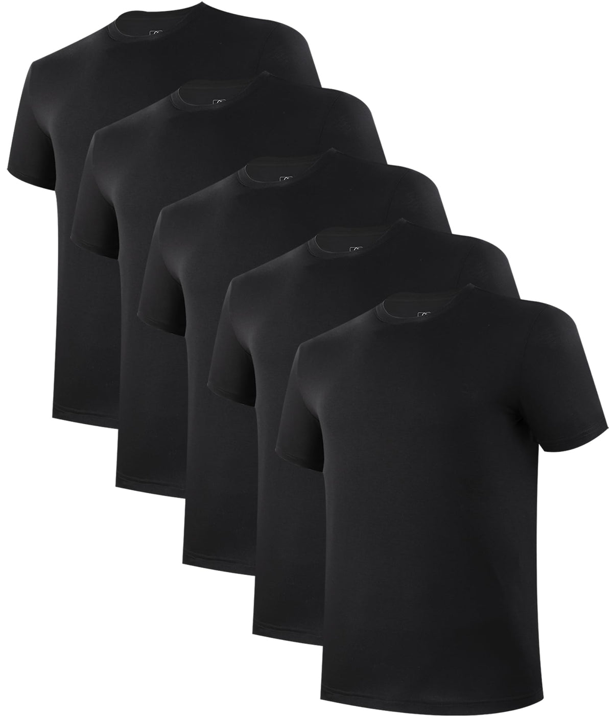 BAMBOO COOL Mens Undershirts Pack, Soft T Shirts for Men, Moisture Wicking