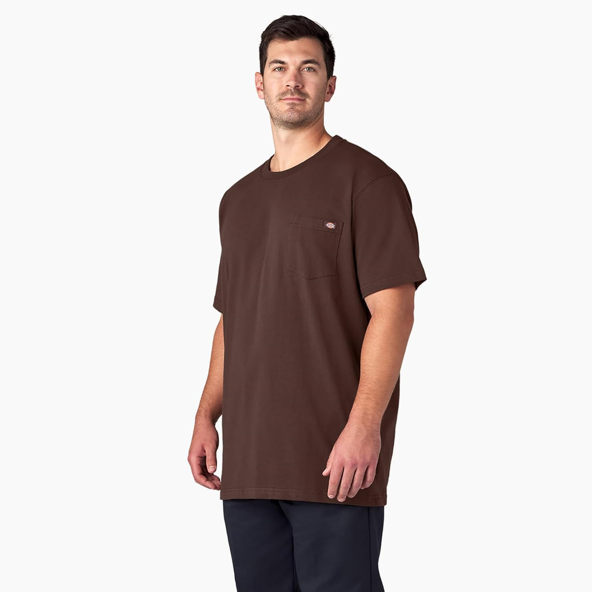 Dickies Men's Heavyweight Heathered Short Sleeve Pocket T-Shirt