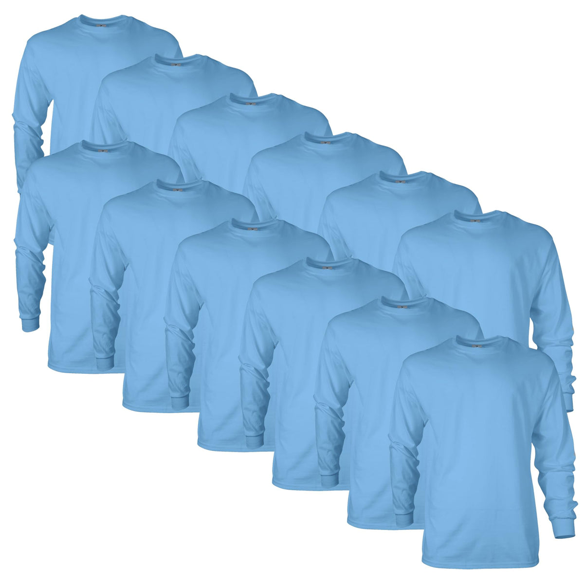 Gildan Adult Ultra Cotton Long Sleeve T-Shirt, Style G2400, Multipack
