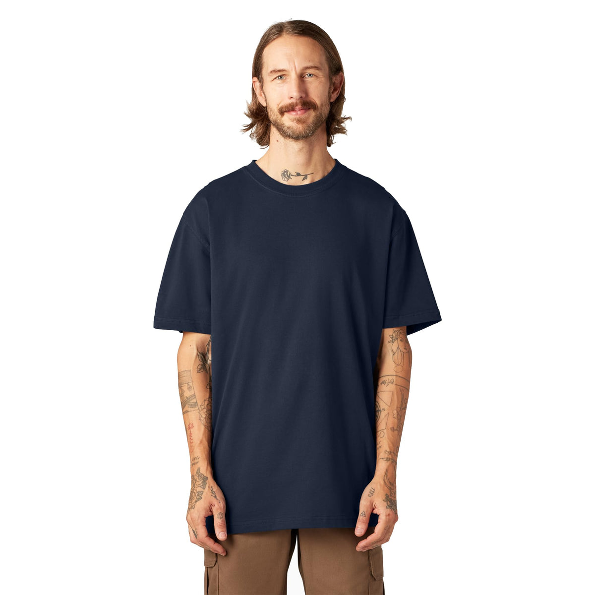 Dickies Men's Short Sleeve Heavyweight Crew Neck