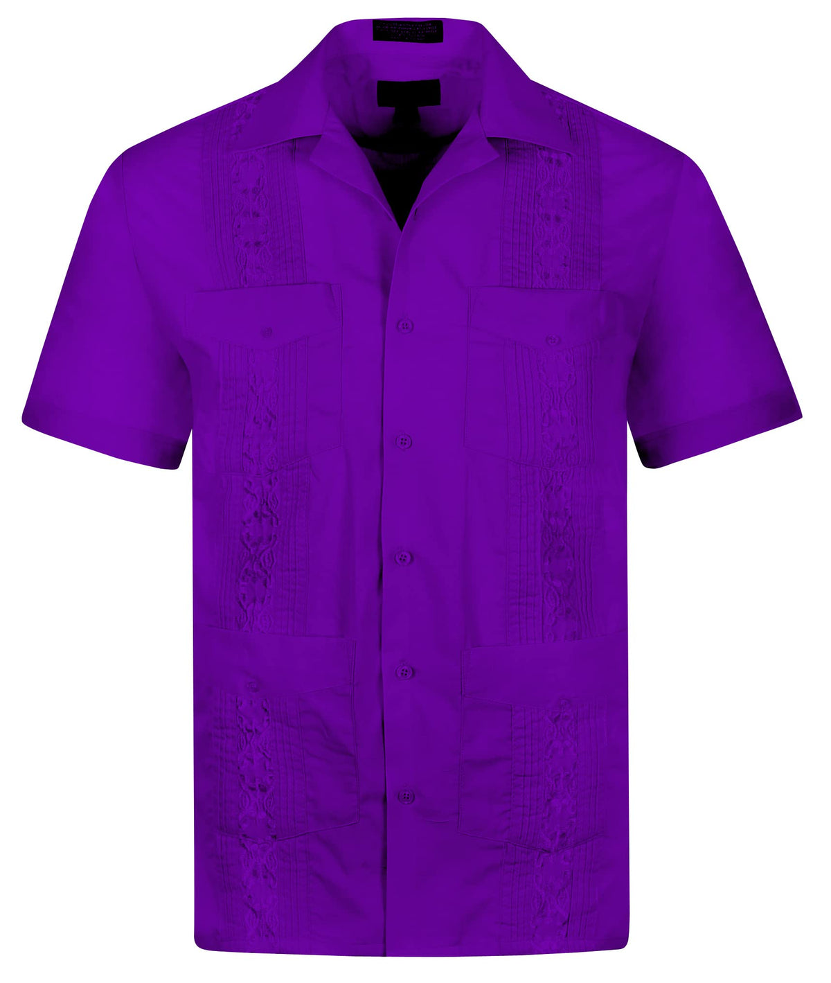 Cuban Guayabera Short Sleeve Shirt, Wedding Cigar Beach Bartender Casual