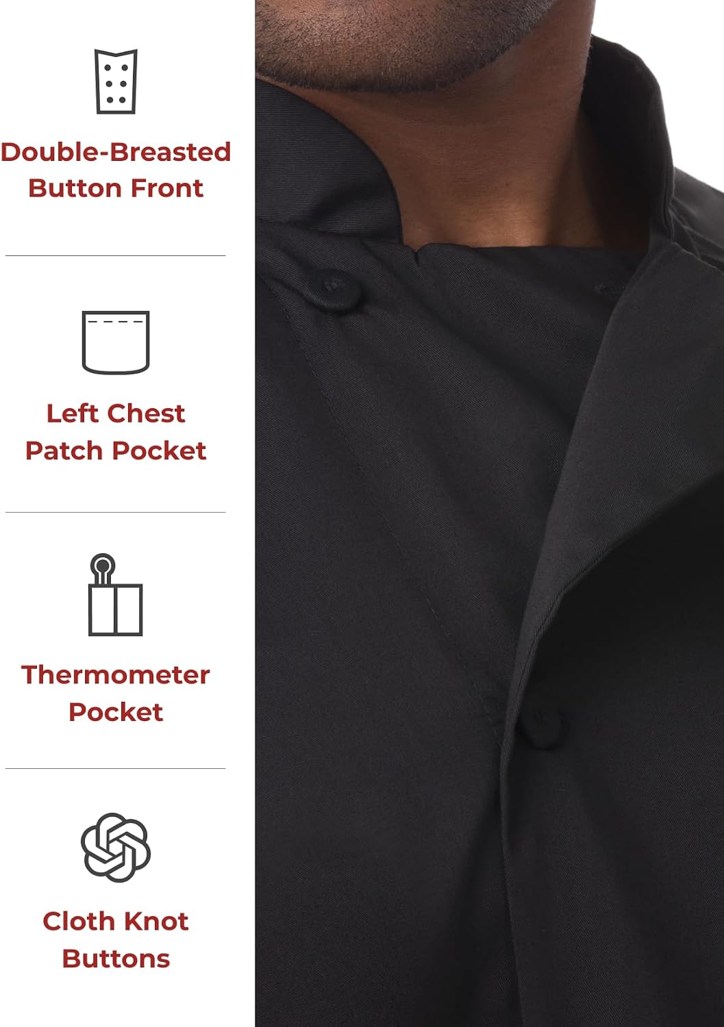 Chef Works Men's Montreal Cool Vent Chef Coat