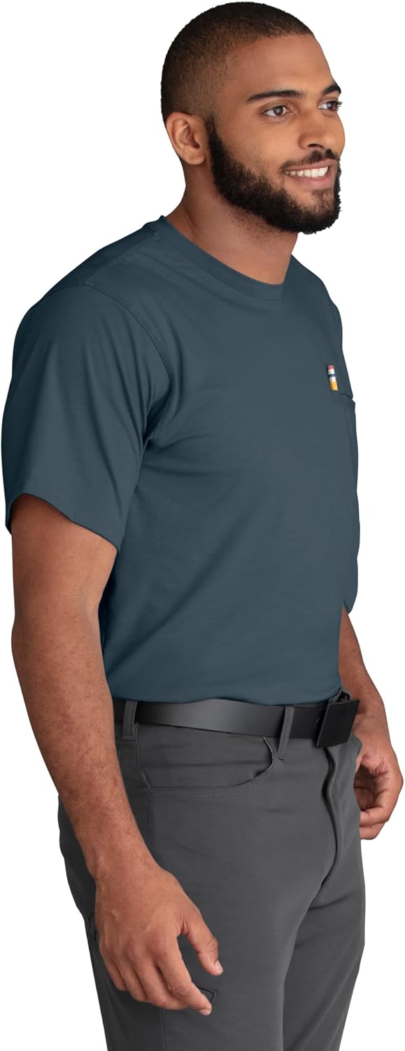 Red Kap Men's Cooling Short Sleeve Pocket Tee