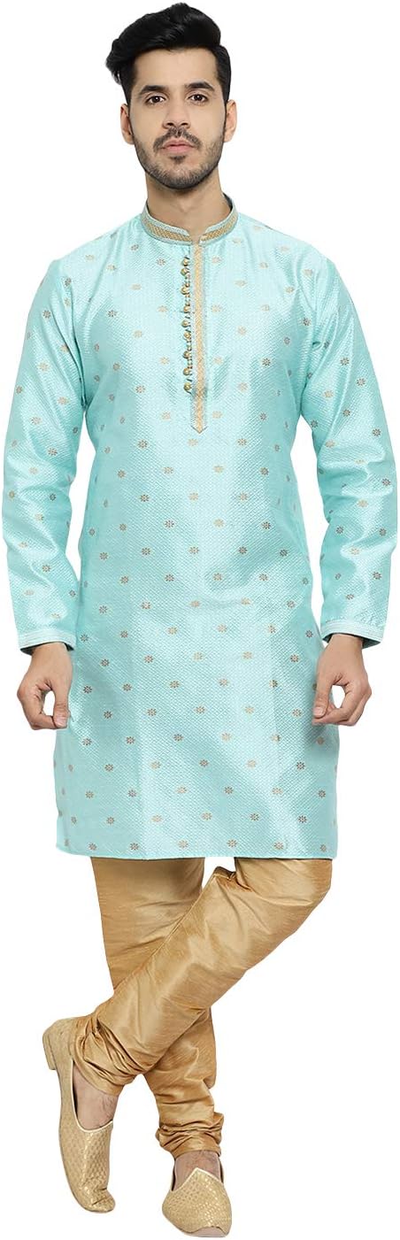Pro-Ethic Style Developer Men's Silk Printed Kurta Set