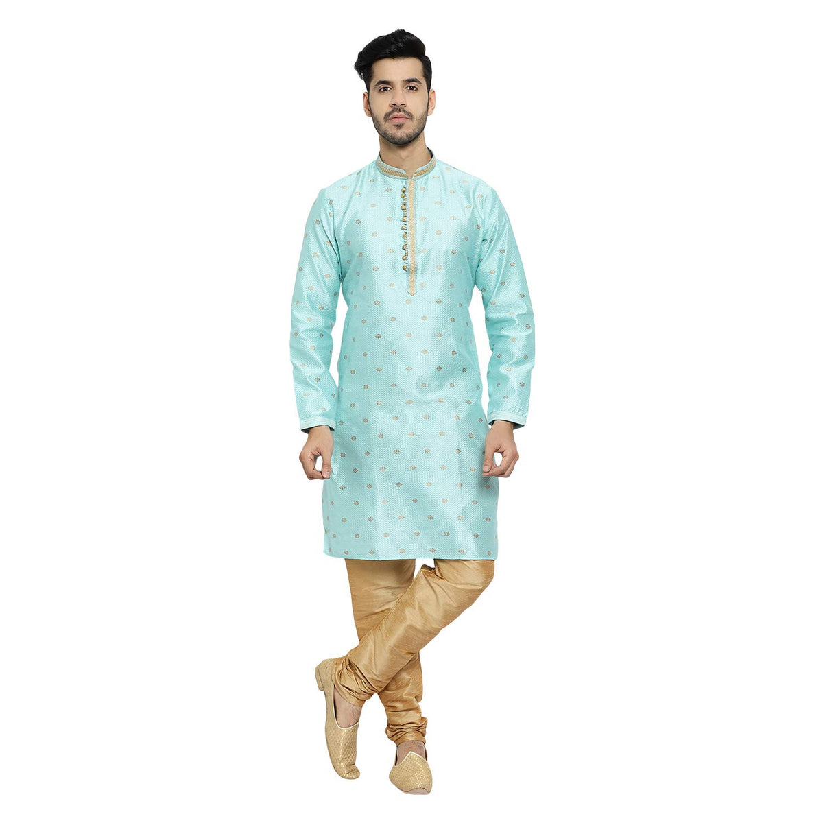 Pro-Ethic Style Developer Men's Silk Printed Kurta Set