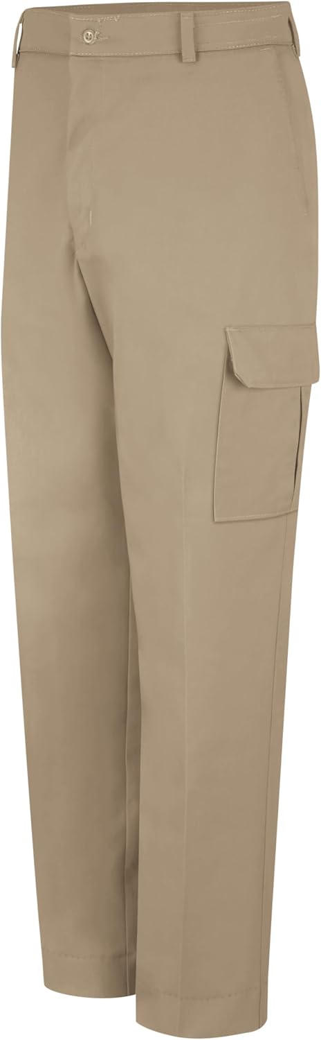 Red Kap Men's Industrial Cargo Pant - Breathable Work Pants, Wrinkle Resistant Design Fights Fading & Stains