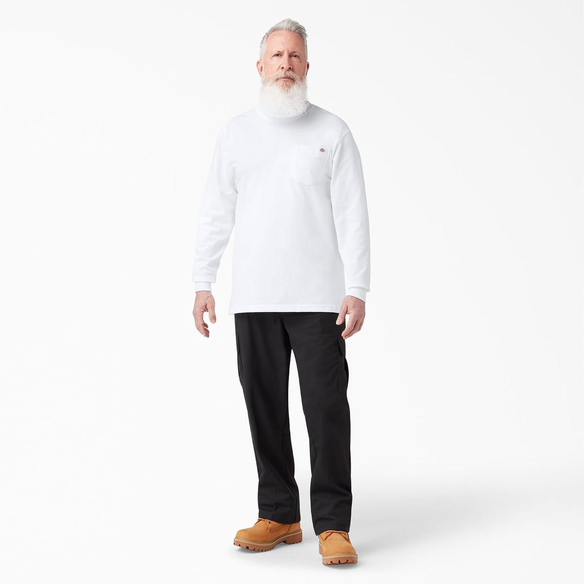 Dickies Men's Heavyweight Long Sleeve Pocket T-Shirt