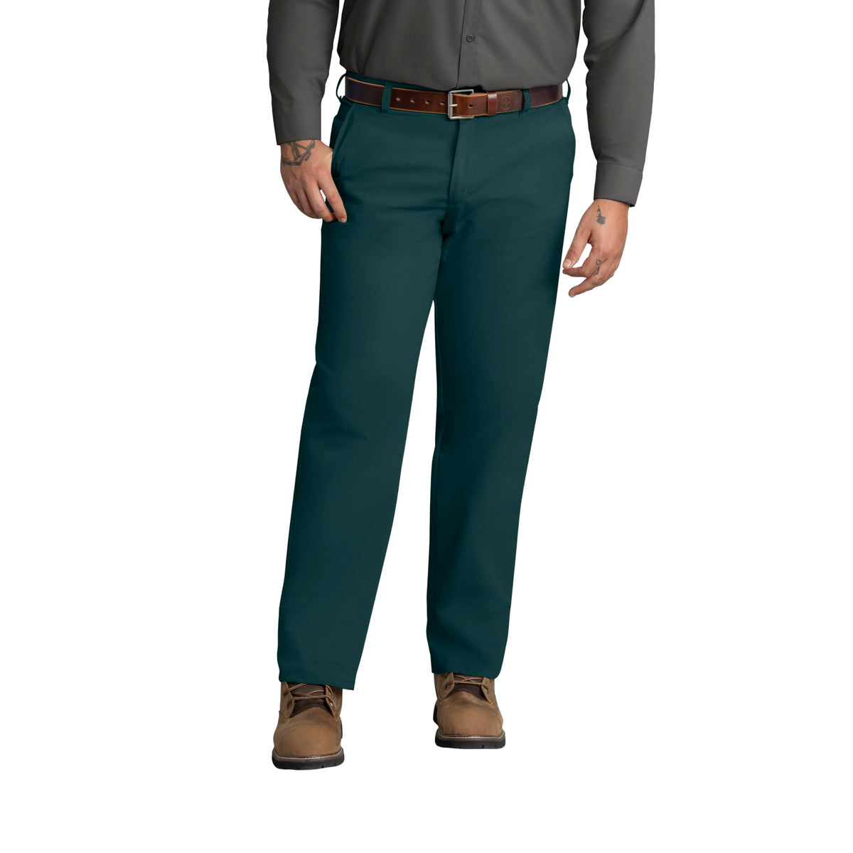 Red Kap Men's Stain Resistant, Flat Front Work Pants