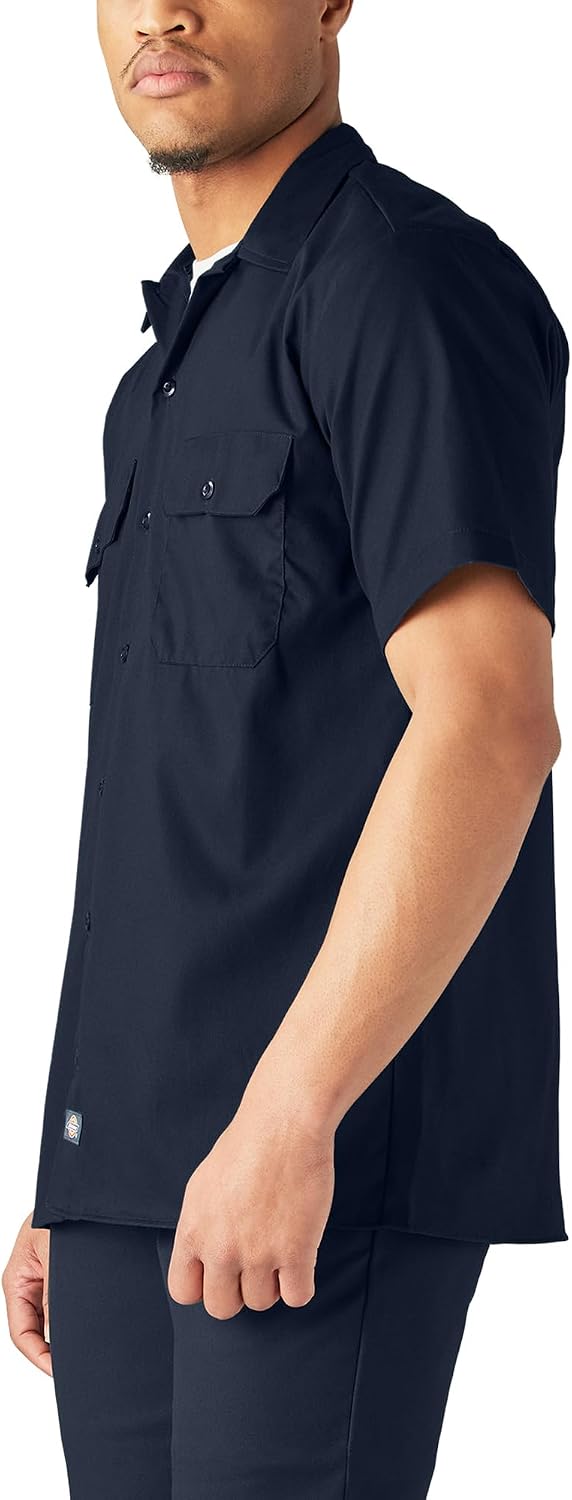 Dickies Men's Flex Relaxed Fit Short Sleeve Work Shirt