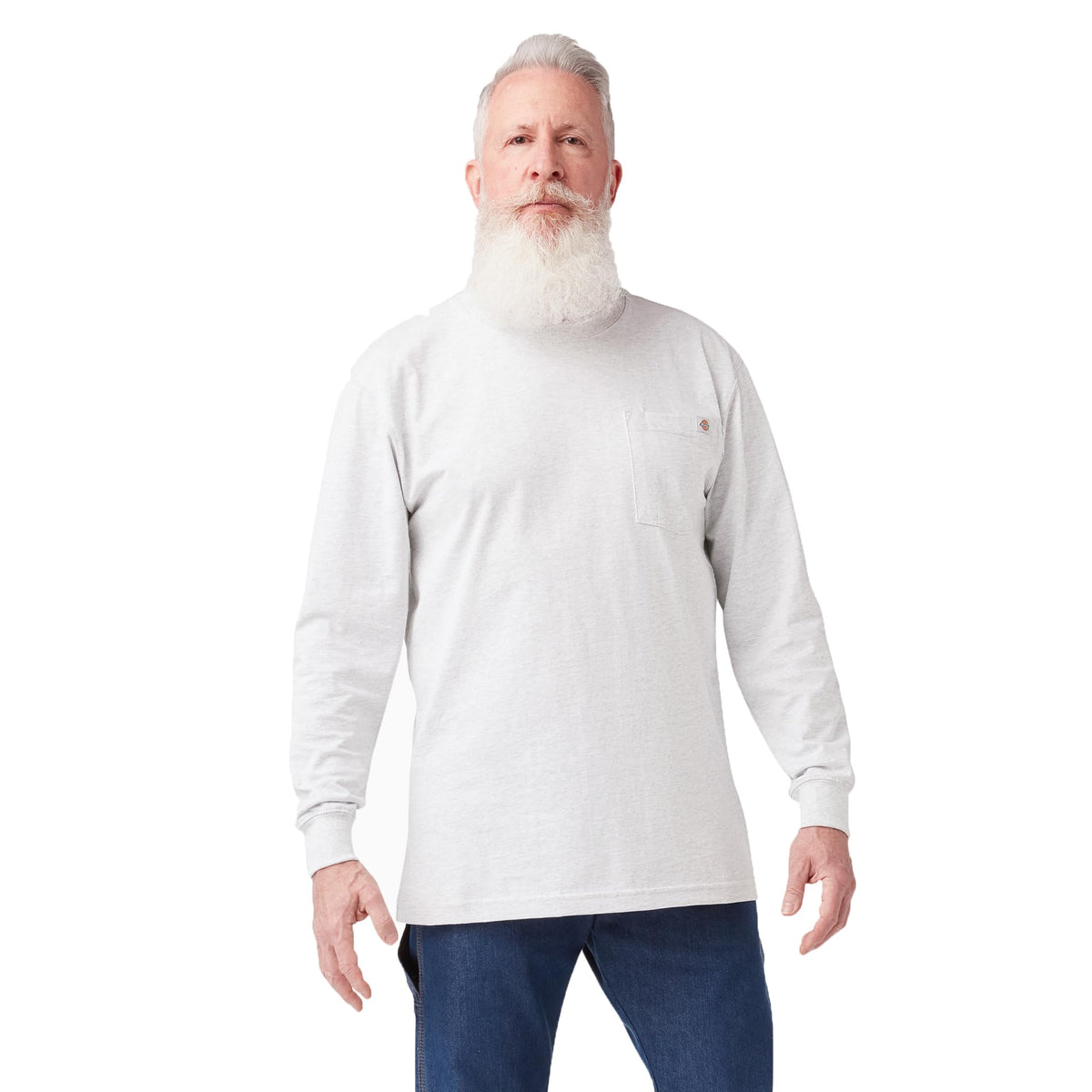 Dickies Mens Long Sleeve Heavyweight Crew Neck