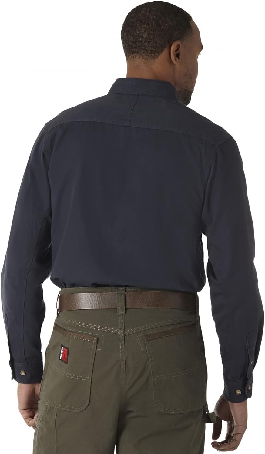 Wrangler Riggs Workwear Men's Logger Twill Long Sleeve Work Shirt