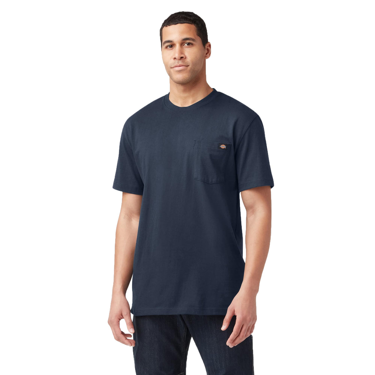 Dickies Men's Heavyweight Heathered Short Sleeve Pocket T-Shirt