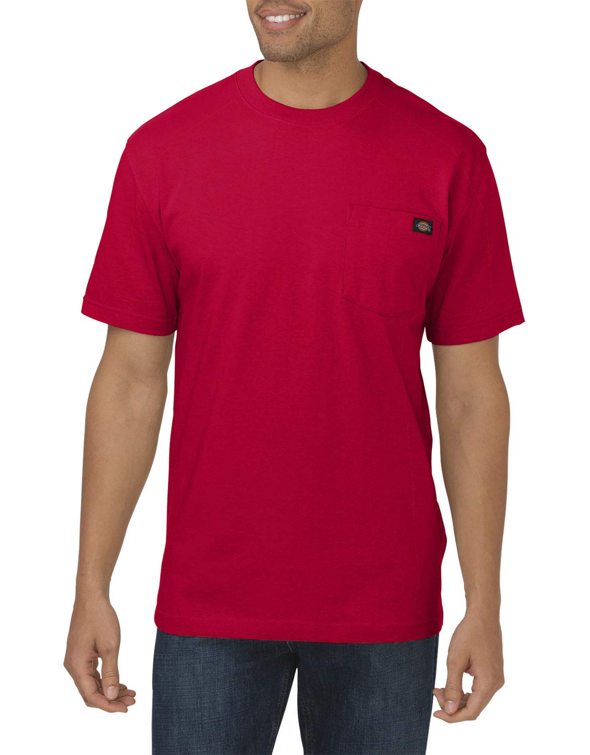 Dickies Men's Heavyweight Heathered Short Sleeve Pocket T-Shirt