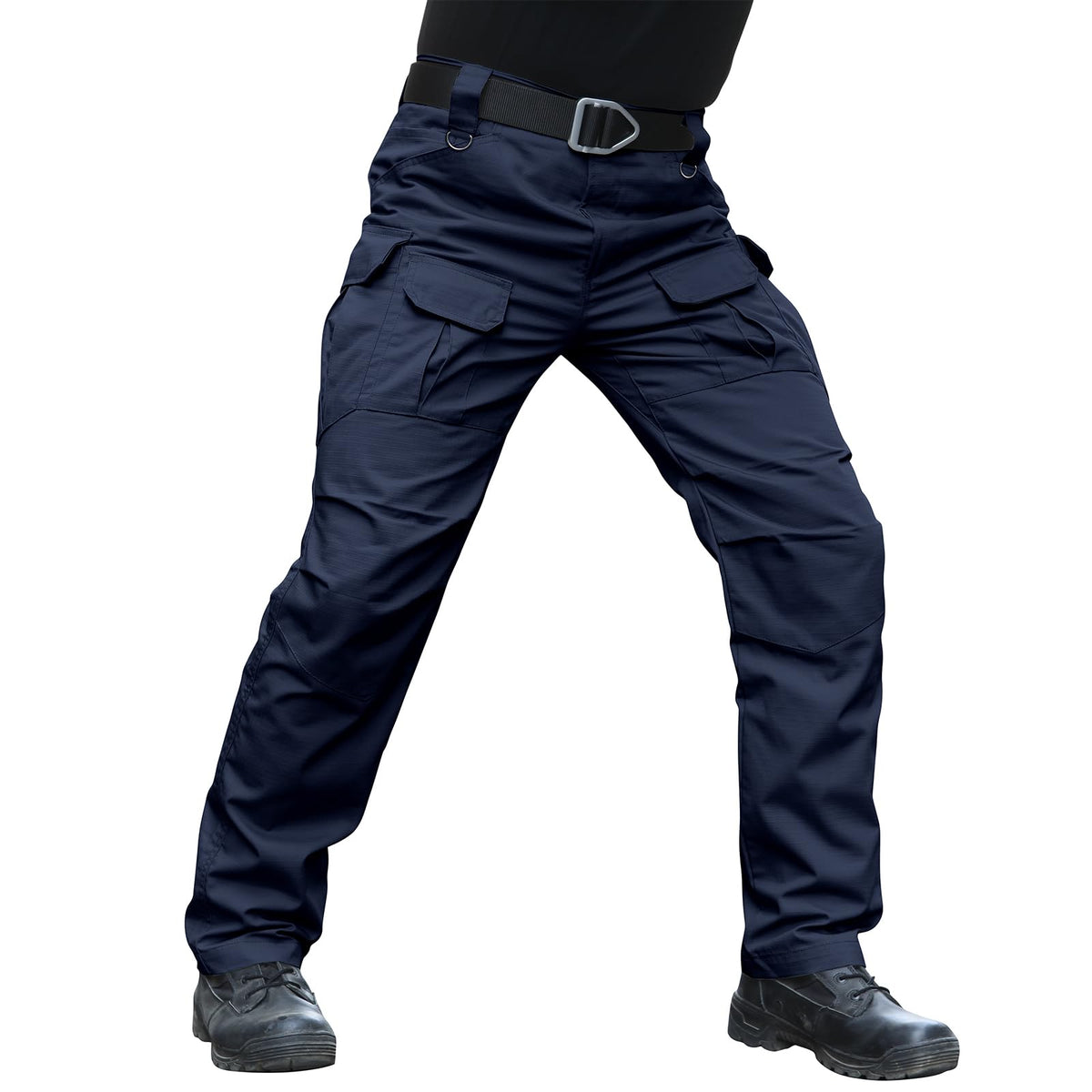 Hiwise Men's Stretch Tactical Pants Water Resistant Ripstop Cargo Pants Outdoor Lightweight EDC Work Hiking Pants