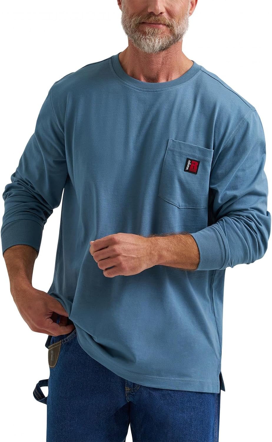 Wrangler Riggs Workwear Men's Long Sleeve Crew Tee
