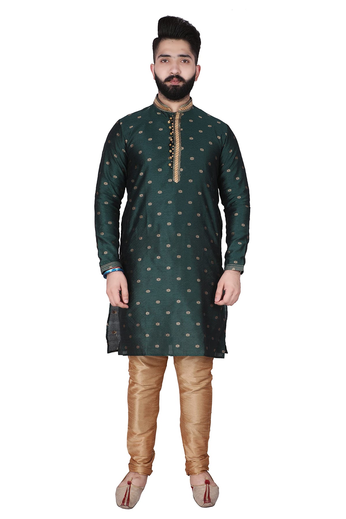 Pro-Ethic Style Developer Men's Silk Printed Kurta Set