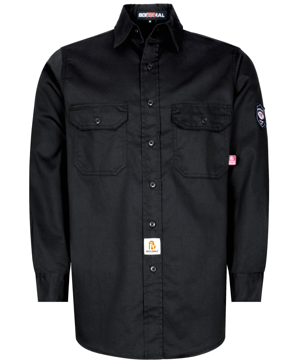 BOCOMAL Men's FR Shirts 6.25oz Lightweight Flame Resistant Welding Workwear