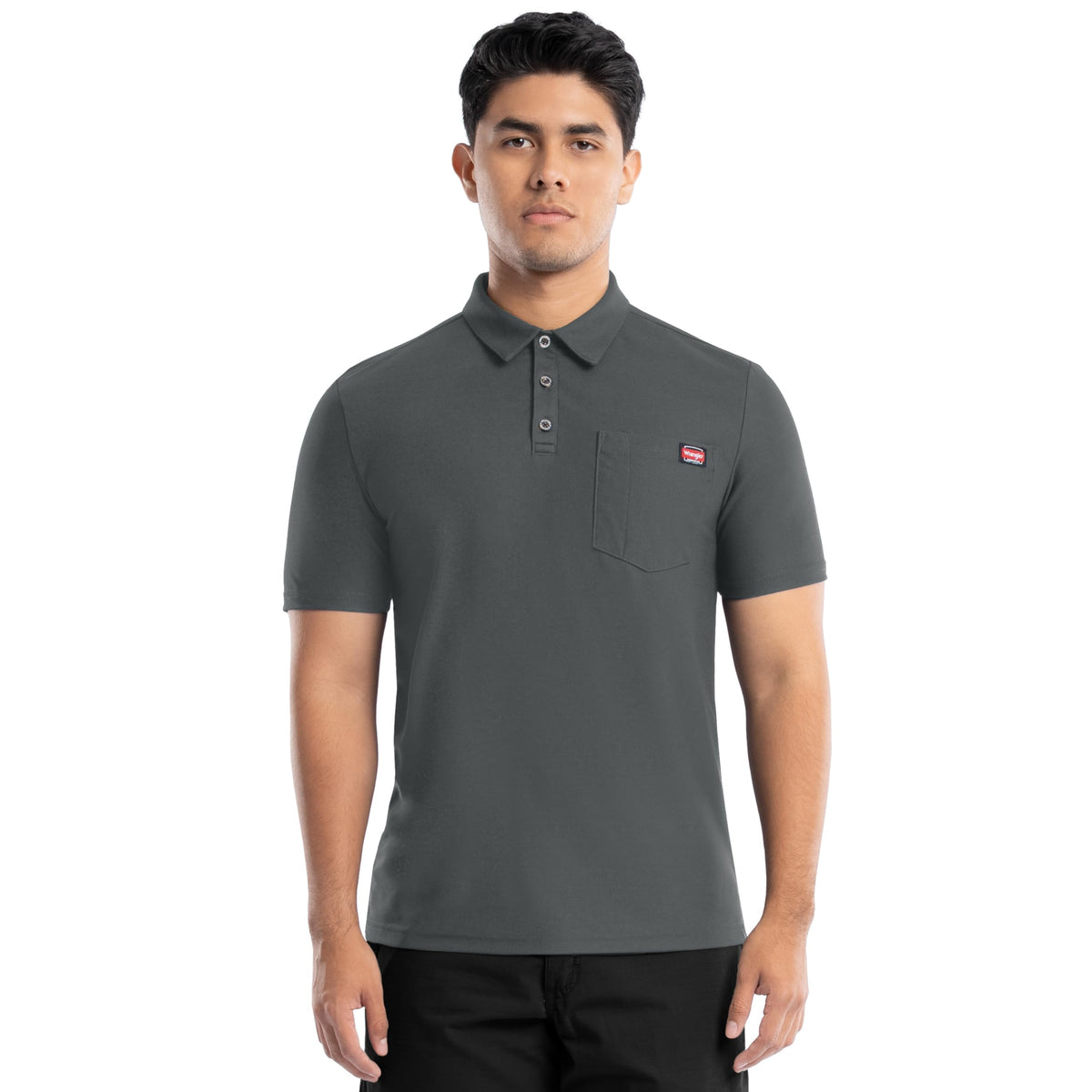 Wrangler Men's Short Sleeve Performance Workwear Polo