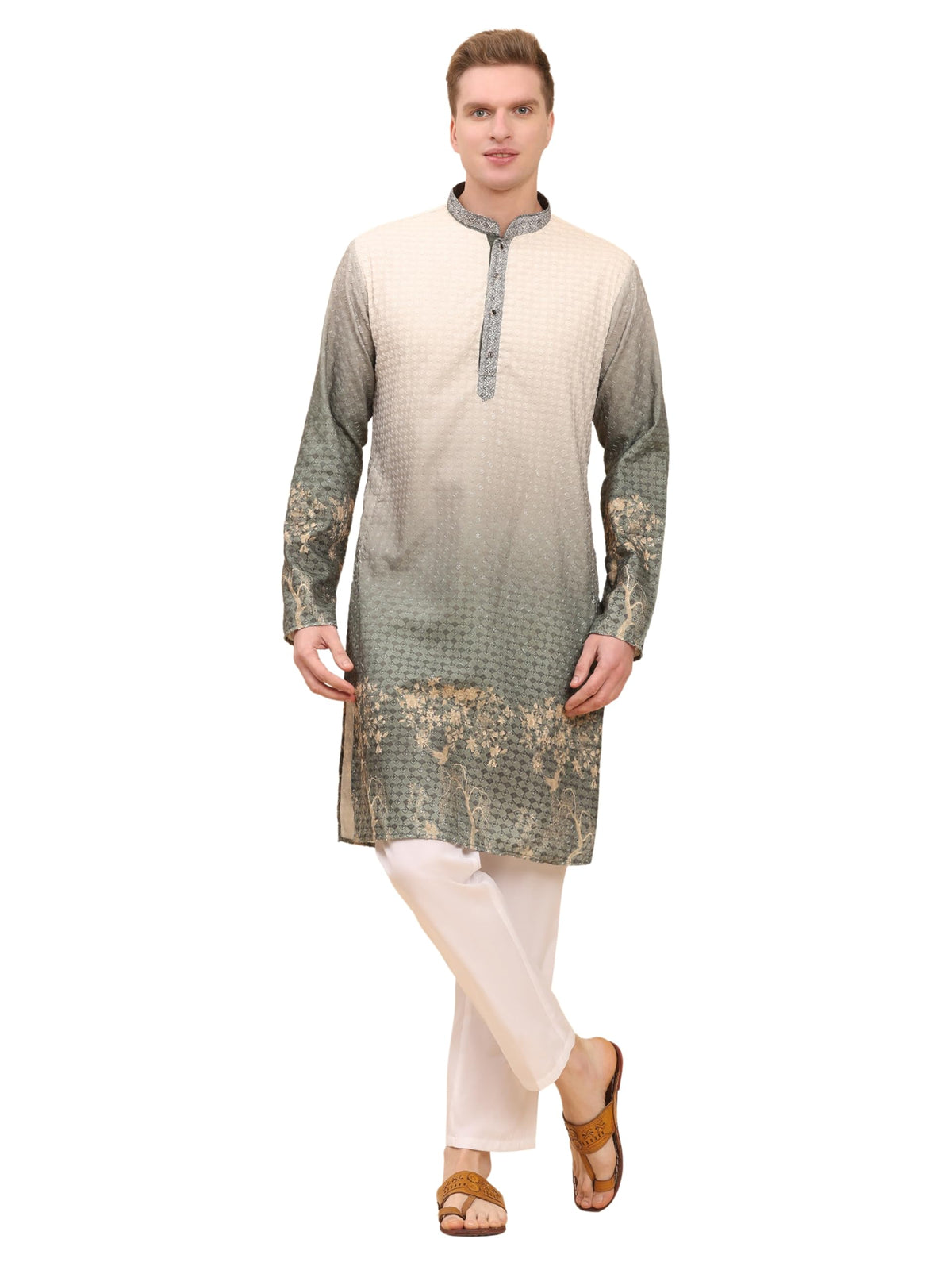 Pro-Ethic Style Developer Mens Indian Traditional Cotton Kurta Sets, Men Kurta Set Indian Wedding Dress (A-125)