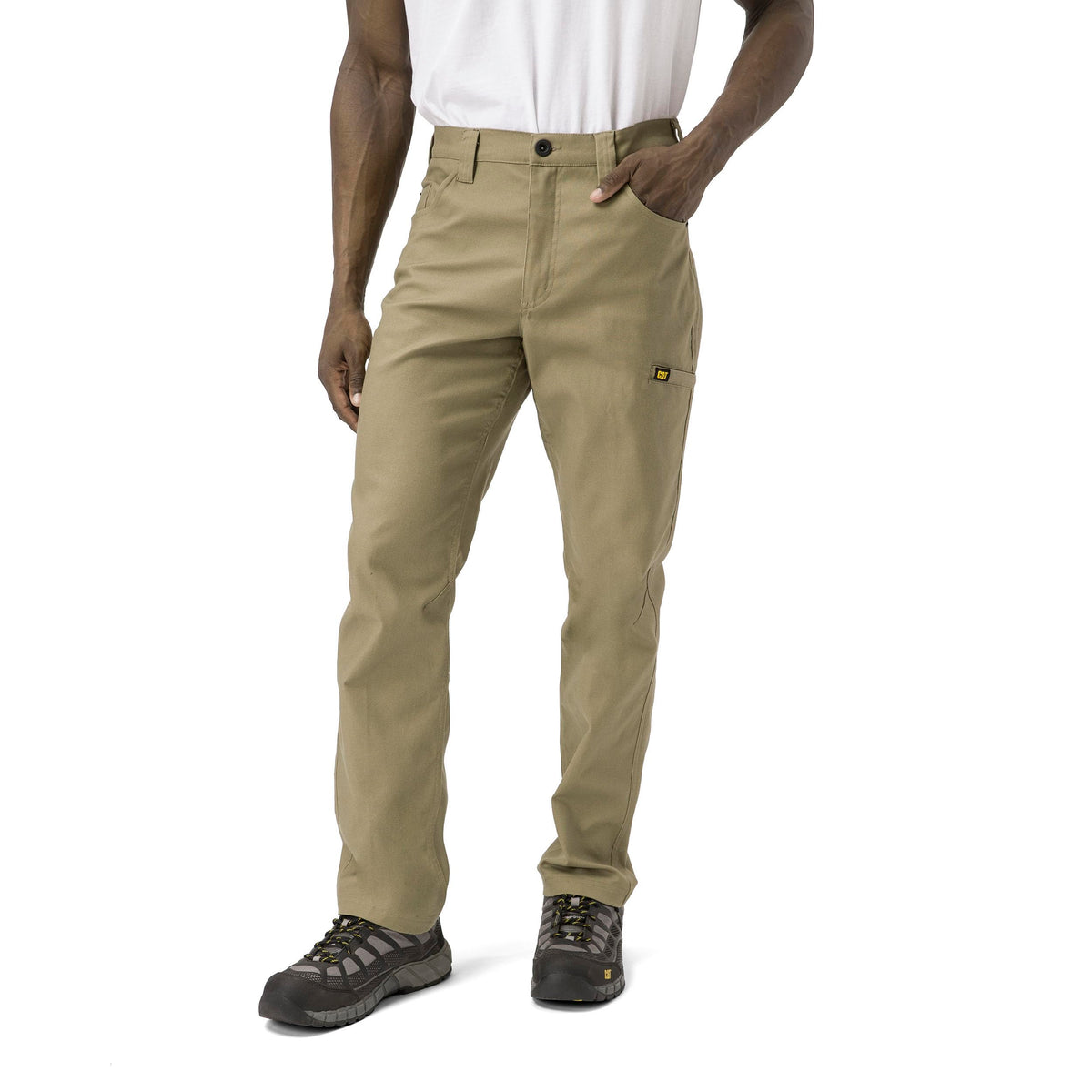 CAT Workwear Men's 1080038 Stretch Canvas Straight Fit Utility Pant