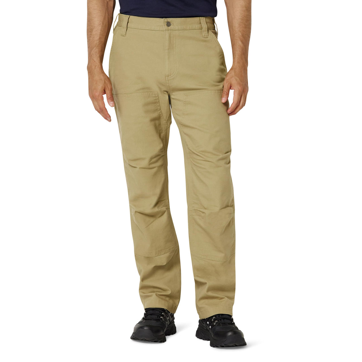 Amazon Basics Men's Relaxed Fit Canvas Double Front Utility Workwear Pants
