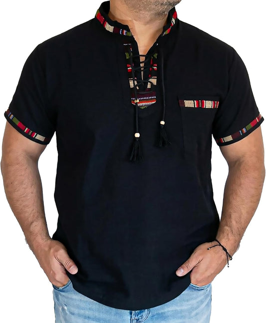 Shirt for Men with Typical Ornaments