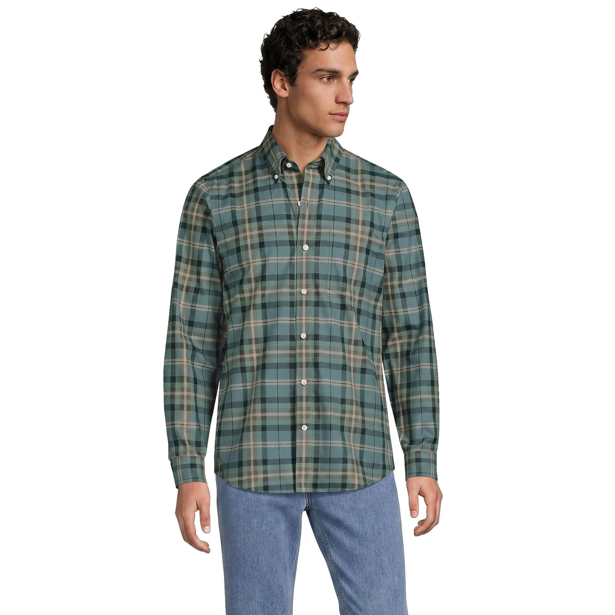 Men's Traditional Fit No Iron Twill Shirt