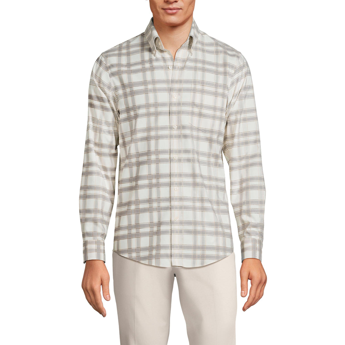 Men's Traditional Fit No Iron Twill Shirt